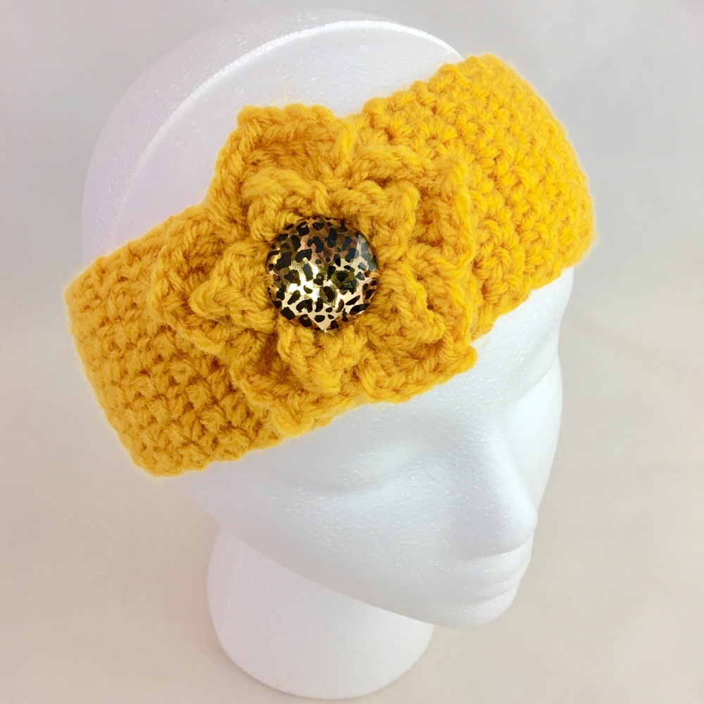Marigold Crocheted Headband